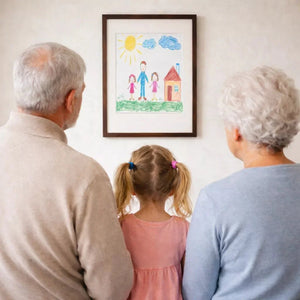 multigenerational-family-using-kokonna-ai-art-frame-for-multilingual-conversational-creation-in-family-home-setting