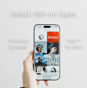 Unlock Over 100 Artistic Styles From Classics to Trends: Generate art in Van Gogh's brushstrokes, Japanese ukiyo-e, sleek cyberpunk, vibrant pop art, and countless more.