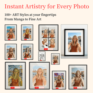 Kokonna 28.5" Large E-Ink Gallery Frame | Wire-Free Museum-Quality Display | Black Aluminum