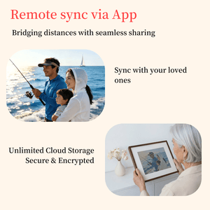 Kokonna Spectra™ 6 色电子墨水框架 |无线AI艺术（实心黑胡桃木）系列