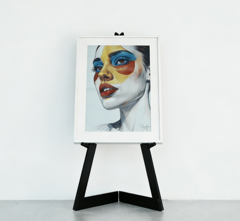 28.5" White Metal