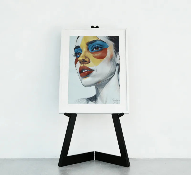 28.5" White Metal